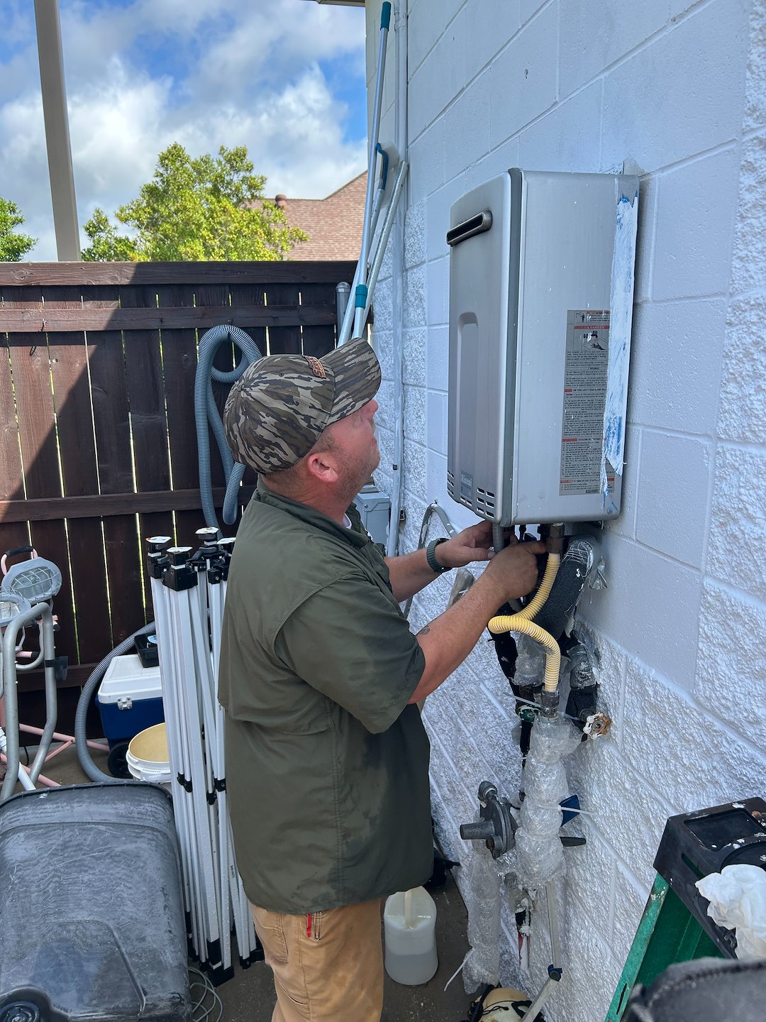 Water Heater Repair at Cola Swimming Facility